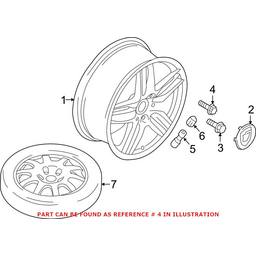 Porsche Wheel Lock Set WHT006979A - Genuine Porsche